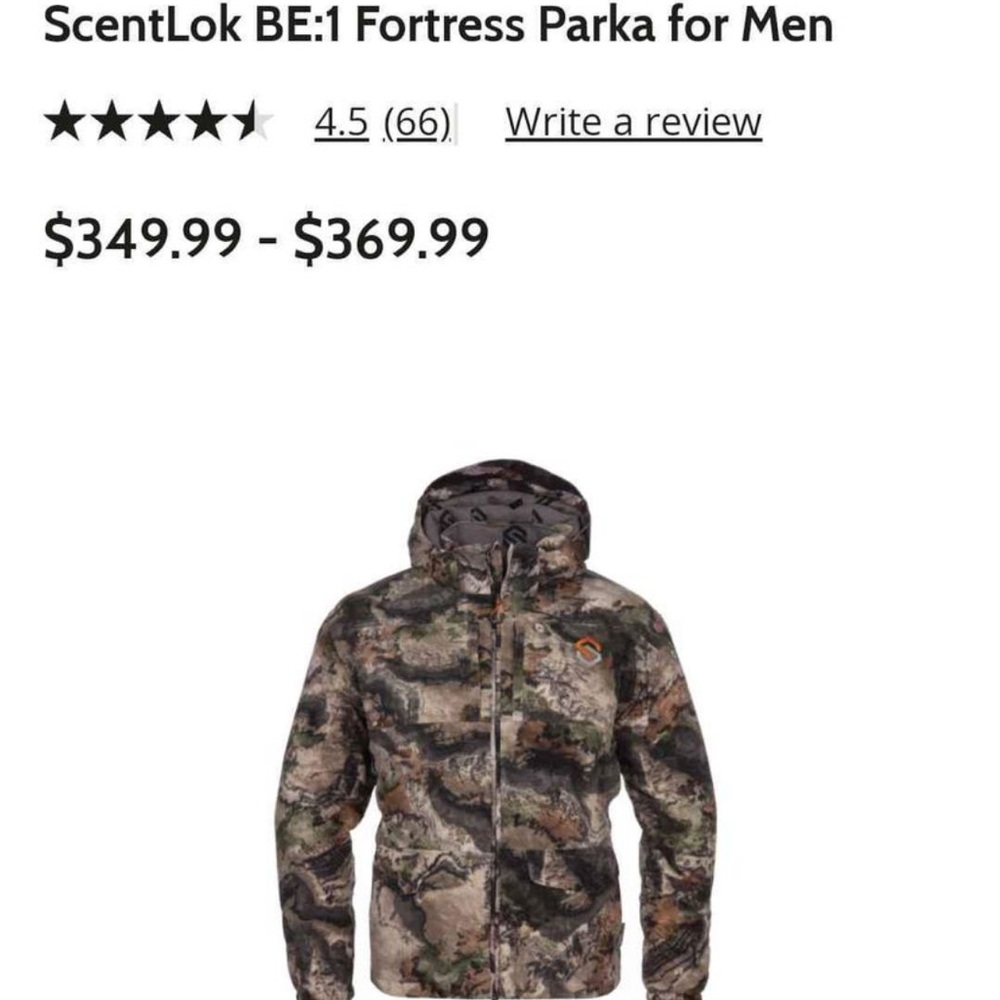 SCENTLOK BE:1 FORTRESS SET
Jacket XL
Bibs XXL
